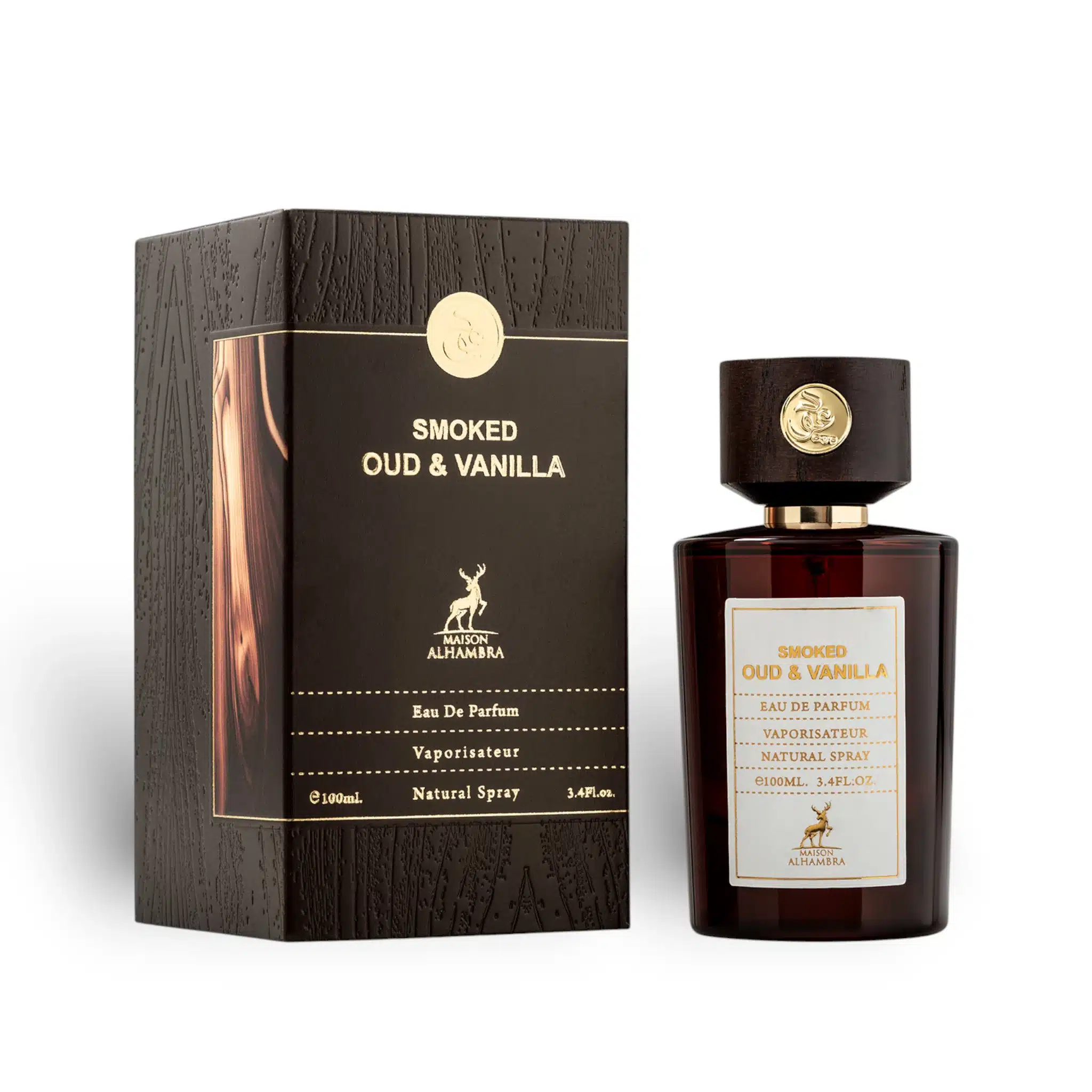 Lattafa Alhambra Smoked Oud & Vanilla EDP - 100ML - Image 2